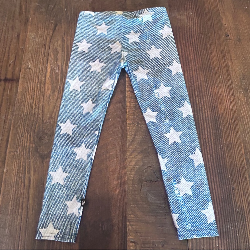 Terez Girls Blue Star Leggings Size XL